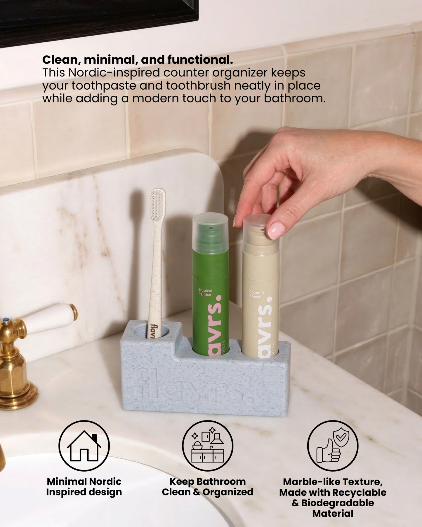 Nordic Counter Organizer